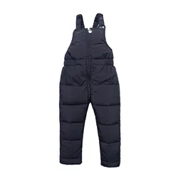 Winter Warm Overalls Autumn Girls Boys Thick Pants Children Jumpsuit High Quality Kids Ski Down Trousers 1-5 Years