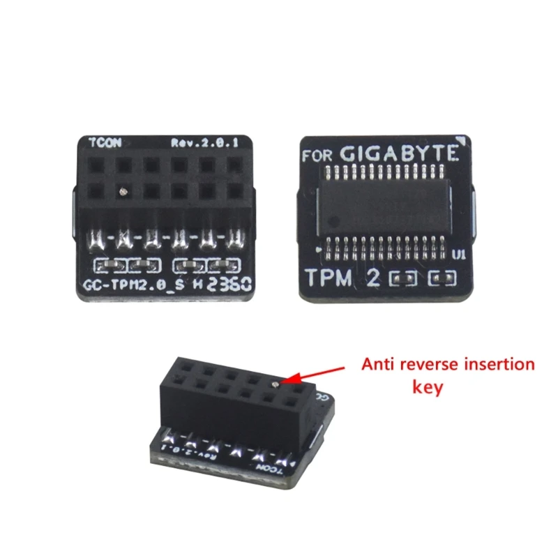 Módulo seguridad cifrado TPM 2,0, tarjeta remota, módulo LPC 12 pines para reemplazo módulo seguridad 12 pines