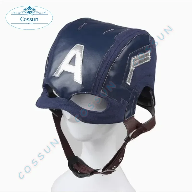 

Cosplay Mask Captain Steve Rogers Outfit Halloween Carnival PU Mask