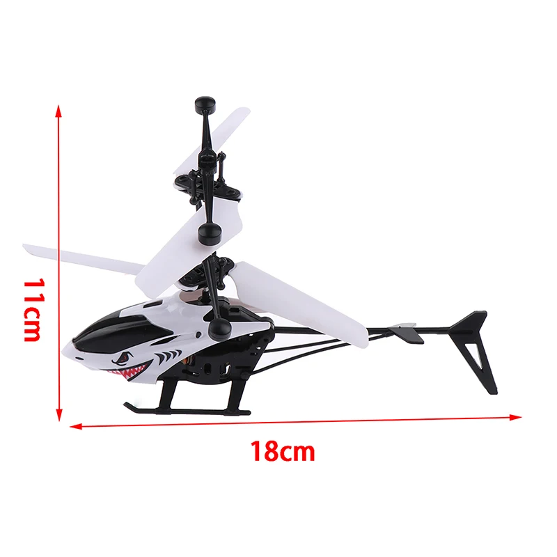 Innovative Remote Control Aircraft Charging Light LED Aircraft Toy For Children Two-Channel Suspension RC Helicopter Toy