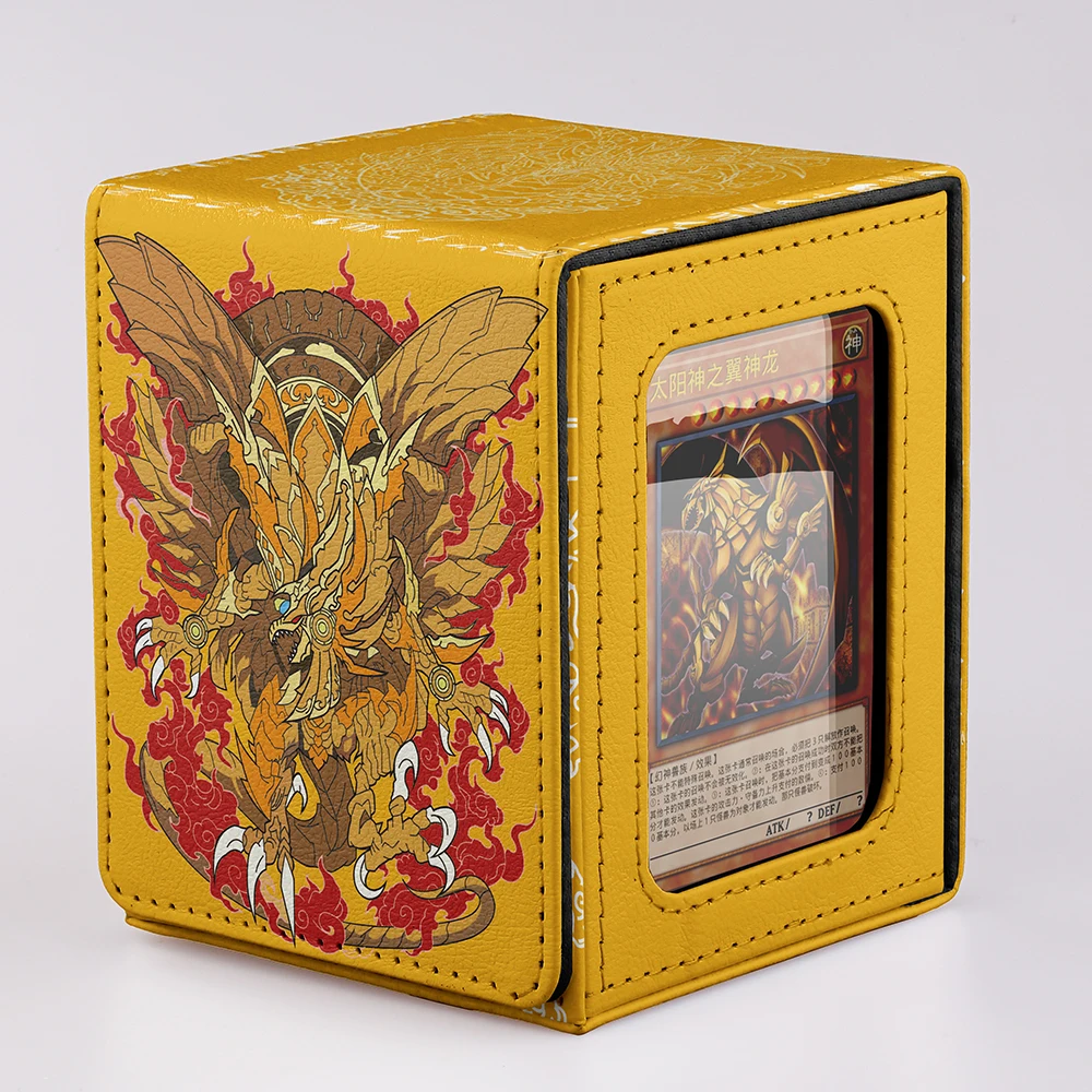 Yugioh White Dragon Egyptian God Millennium Puzzle Deck Box Yu-Gi