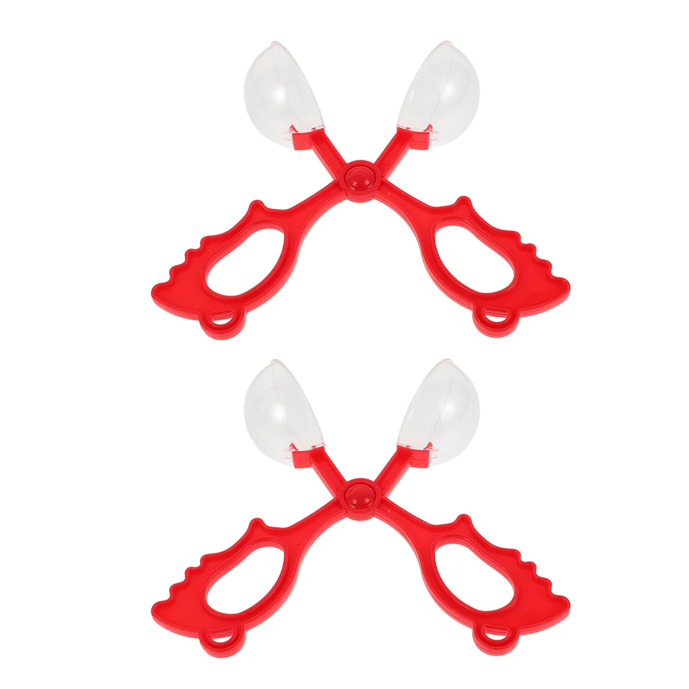 

2 Pcs Insect Catcher Children Butterfly Observation Kids Tool Craft Tweezers Set Rubber Tipped Fine Tongs Puzzle Outdoor