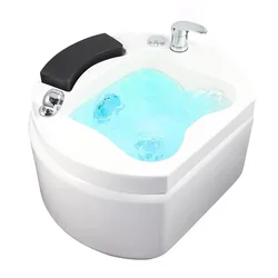 Pia da cadeira pedicure com Jet FootBath Bacia, Dreno para Spa, Banheira, Bacias de massagem, Banheira, Clean Care, Imersão