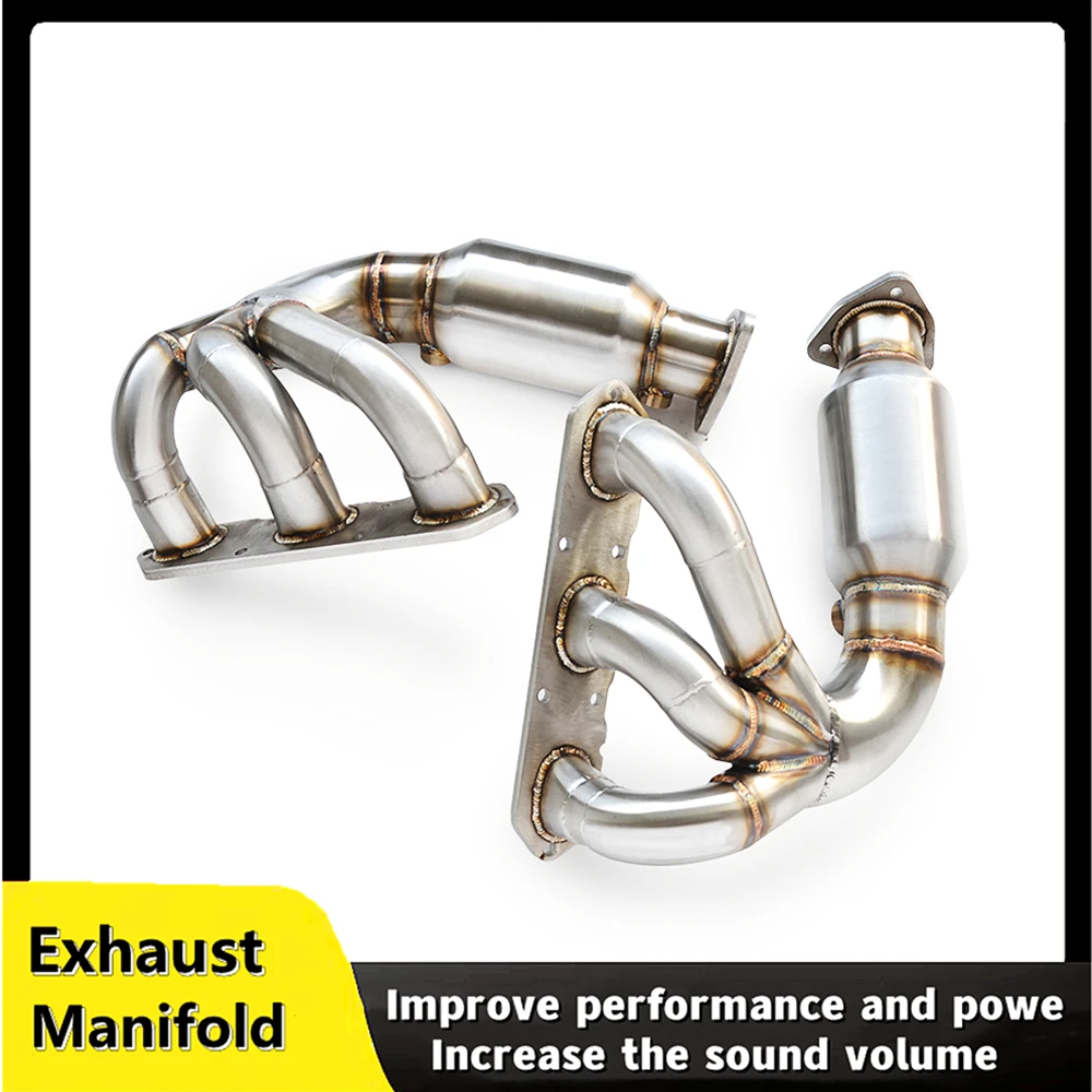 For Porsche 987 987.1 Boxster Cayman 2.7 2004-2009 head section high flow Exhaust System exhaust manifold collector