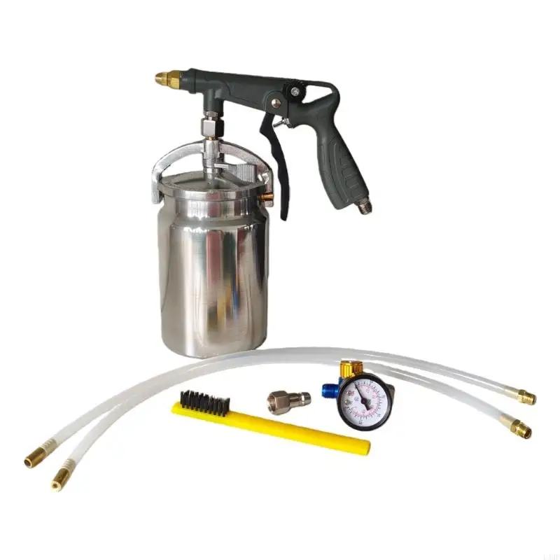 

1000ml Industrial Grade Sprayer Guns For Vehicle Chassis with 2Flexible Wands L4MF