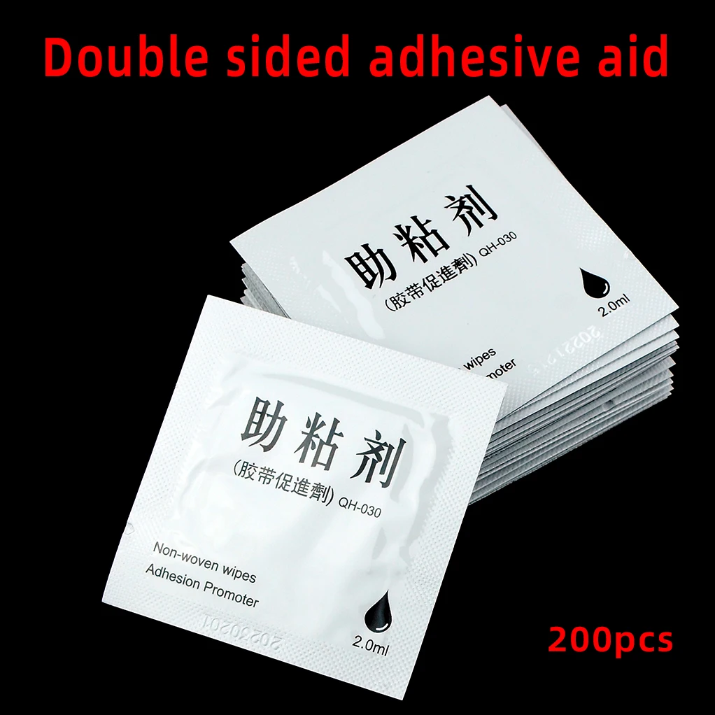 

200pcs Car Double Sided Tape Aid Glue Automobile Foam Tape 94 Primer Double Sided Adhesion Promoter Auto Product Tool