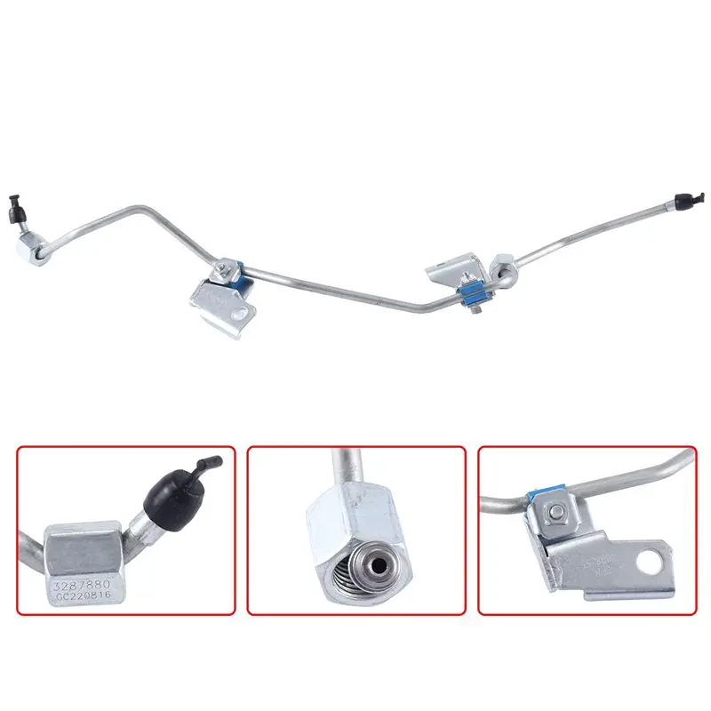 Replacement Spare Parts 3287879 3287880 Fuel Supply Tube For Cummins Crude Oil Engine 6BT5.9 ISB ISBE250 ISBE 4Isbe 6ISBE250-A61
