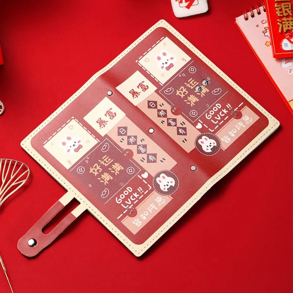 

Pu Leather Money Savings Challenges Portable Waterproof Envelope Challenge Binder Storage Money Album Card Holder Cash Card