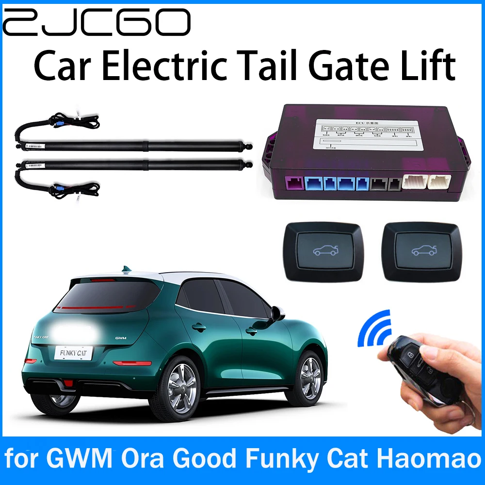 ZJCGO Power Trunk Electric Suction Tailgate Intelligent Tail Gate Lift Strut for GWM Ora Good Funky Cat Haomao 2020~2023