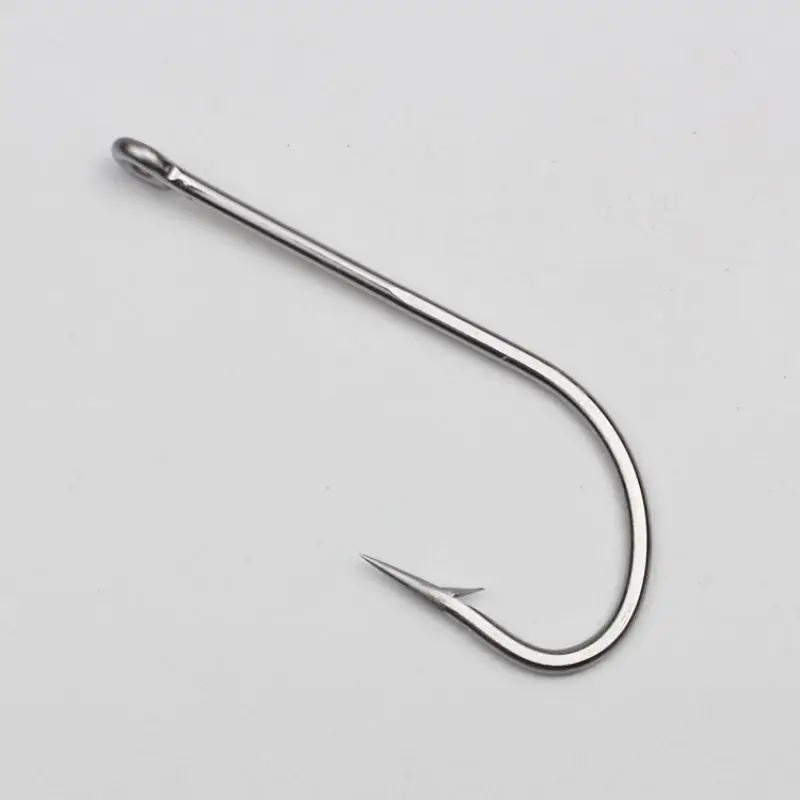 FTK Stainless Steel Super Large Fishing Hooks Big Game Fish Tuna Bait Extra Big Fishing Hook Size 1/0 2/0 For Sea Fishing