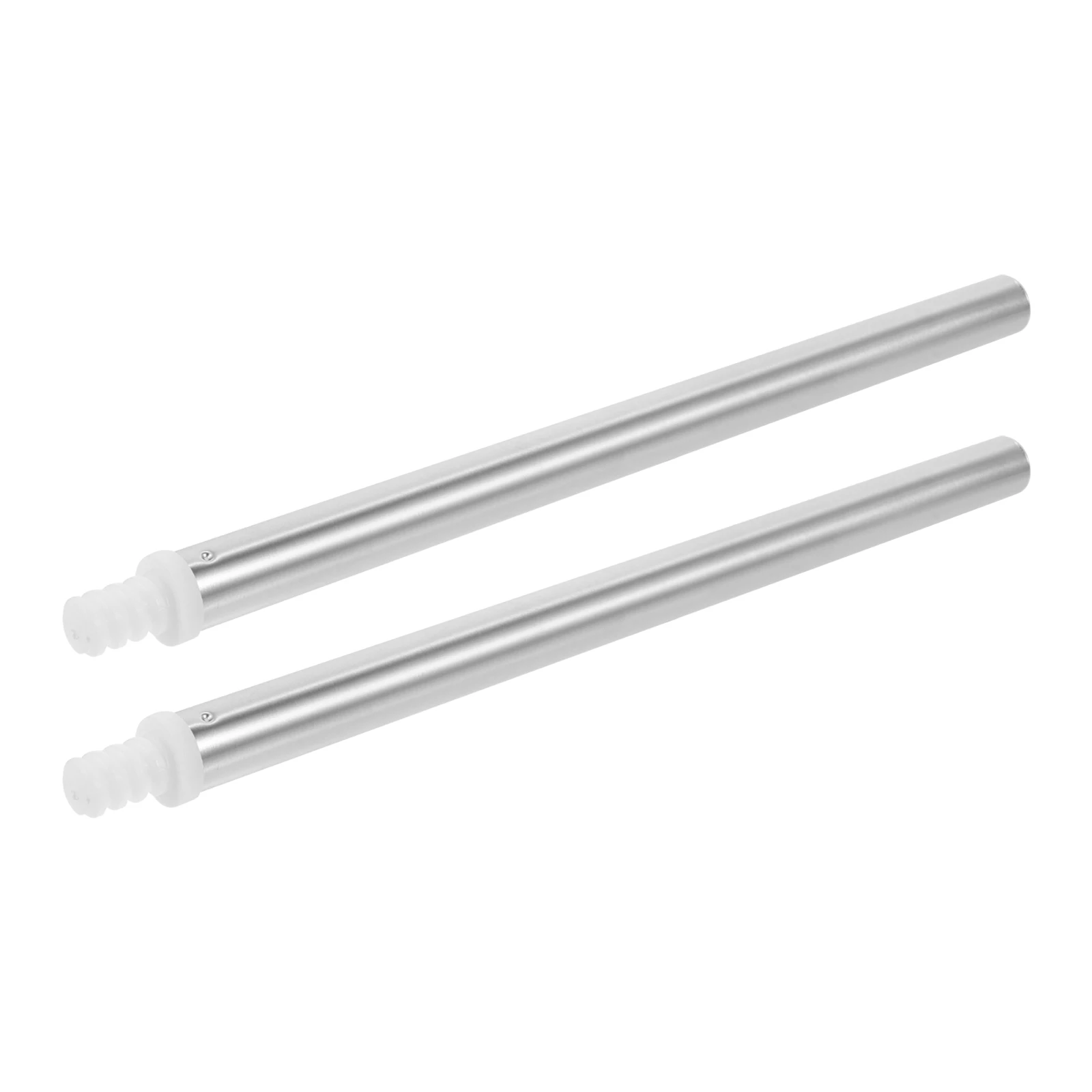 

2pcs Toilet Brush Accessories Aluminum Handle Connector Self-locking Scrub Sticks Replacement Parts Ergonomic Pole Attachments