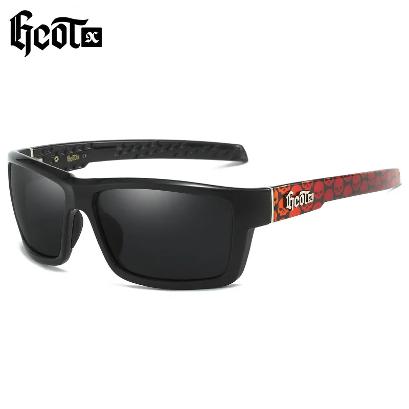 new GCOTX Trendy Brand Motorcycle Gangster Style Hip Hop Fashion Polarized Sunglasses women men 2024 mirror driving shades uv400