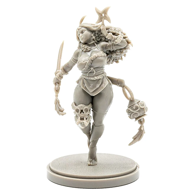 

38mm Resin model kits Beauty Soldier colorless and self-assembled A-1739