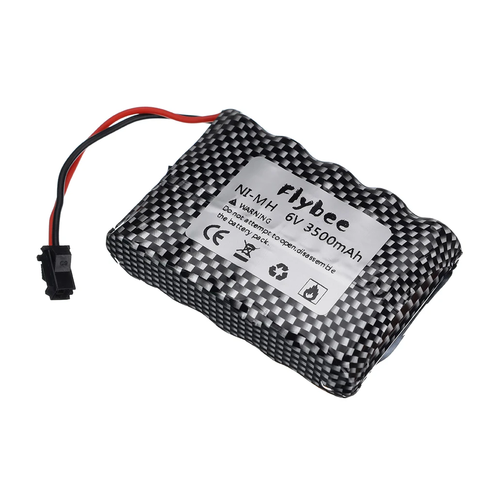 Elevação 6v 3500mah nimh bateria sm/jst/tamiya plugue para brinquedos rc carro tanque caminhão robô barco aa 6v bateria recarregável 3000mah