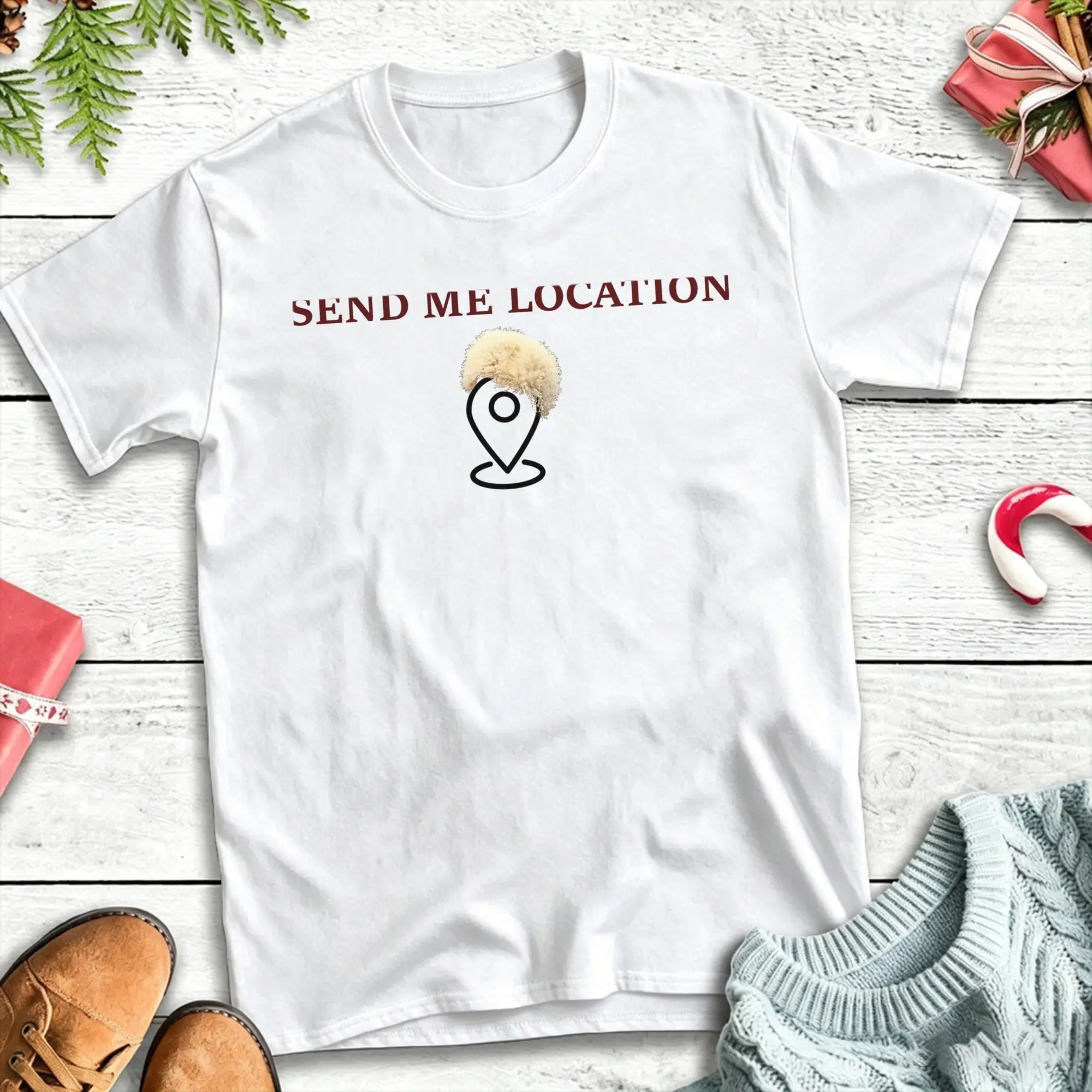 Send me location Khabib T-Shirt  Novelty T Shirts Short-Sleeve Streetwear Tshirt Summer Cotton 4XL 5XL 6XL Tees