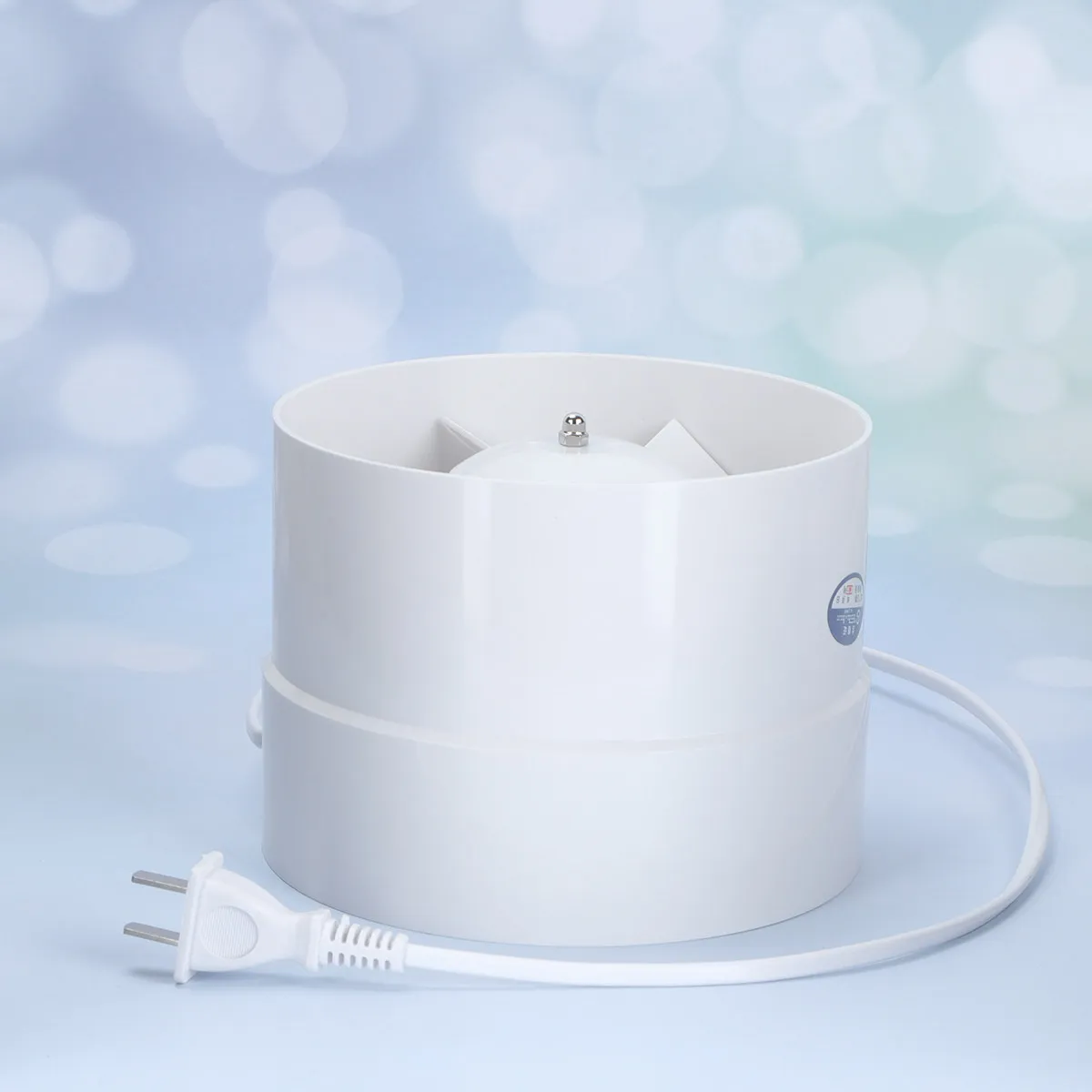 

6-дюймовый круглый канальный вентилятор для ванной, кухни, туалета, вытяжной вентиляции с высокоэффективным импеллером, белая круглая труба