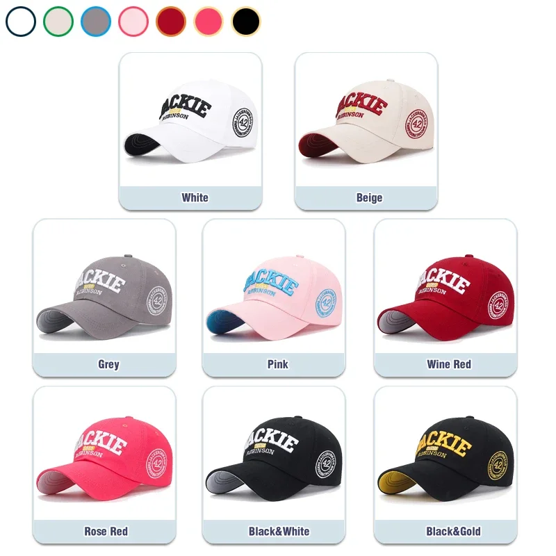 Fashion Classic Unisex Cotton Soft Top 3D Letter Embroidery Baseball Cap Men Women Outdoor Sport Casual Adjustable Snapback Hats