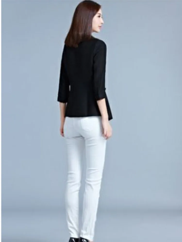 Women Single Button Blazers Business Office All-match Simple Temperament Soft Fashion Elegant Casual Work Streetwear New