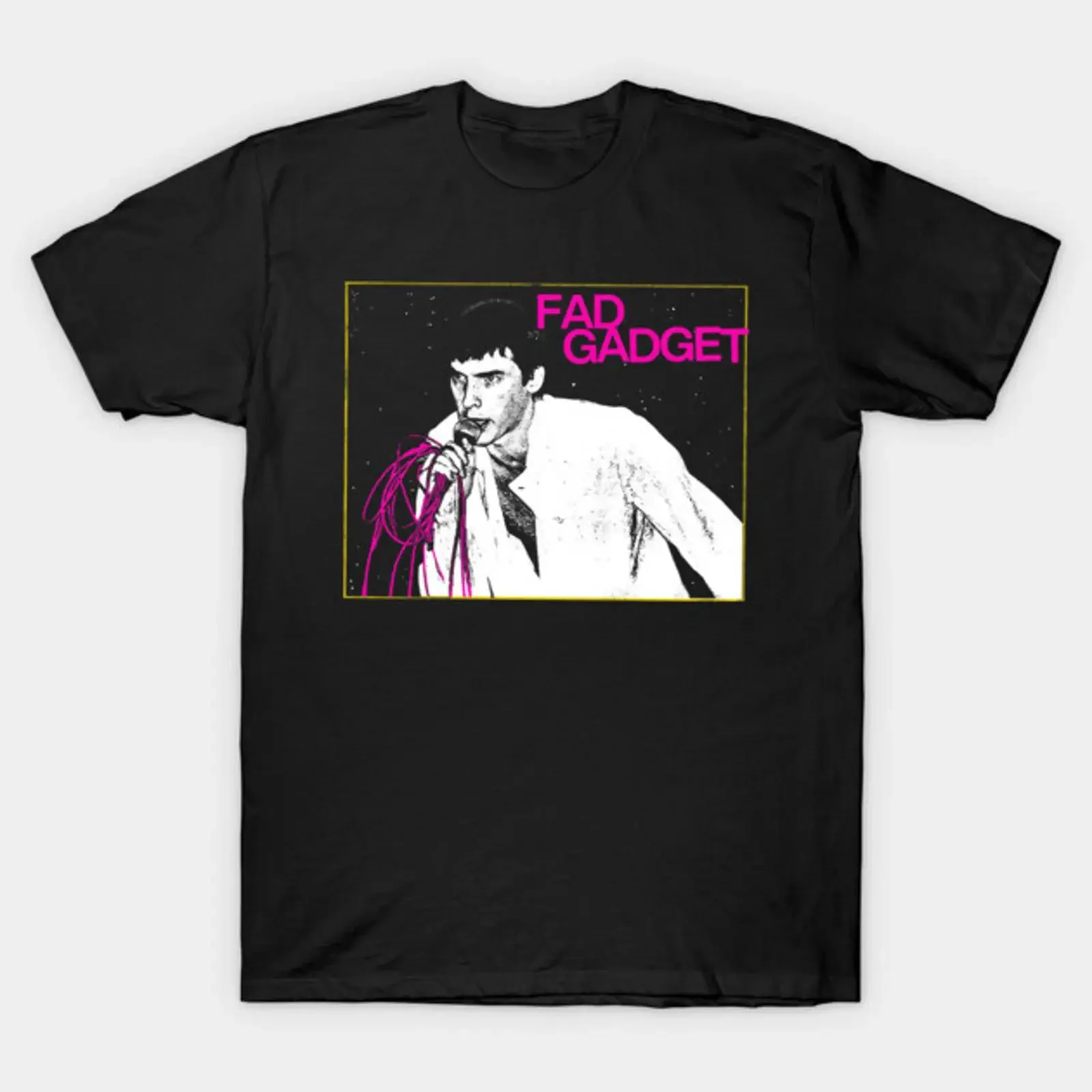 Fad Gadget Post Punksthetic T Shirt vintage Washed Comfortable fashion Stretched Breathable Stylish streetwear