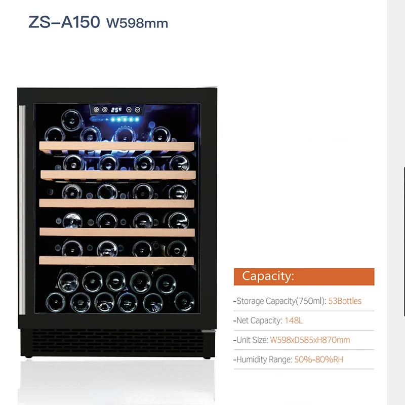 Wine Cooler Wine and Champagne Fridge Beverage Wine Machines Double Wall 6 Hours