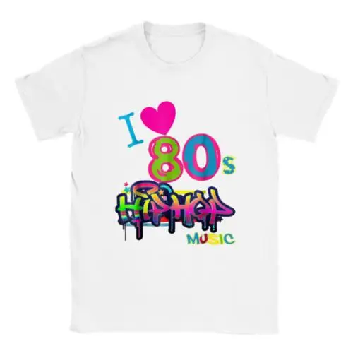 

I Love 80s Hip Hop Music - Unisex Crewneck T-shirt