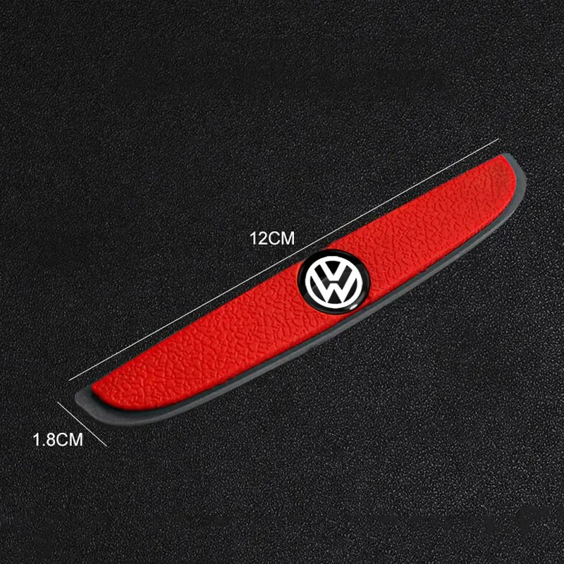 4pcs Car Door Edge Anti Scratch Collision Protection Strip Stickers For Volkswagen B6 B7 B5 Golf Polo Tiguan Passat EOS Scirocco