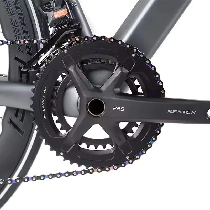24 Speed Carbon Fiber Road Bike Electronic Shifting Full Hydraulic Disc Brakes Professional Racing Cycling Bicycle Equipment view 3