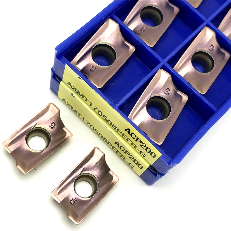 AXMT123508 AXMT170508PEER-G ACP200 Indexable Milling inserts CNC Metal lathe tool Turning tool