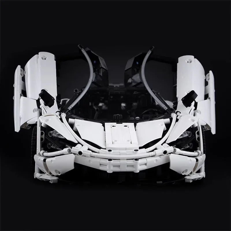 Designer MOC-46762 New Super White City Speed Sports Car 3176 Parts importer nights Model Adult Kids dos Birthday Toys