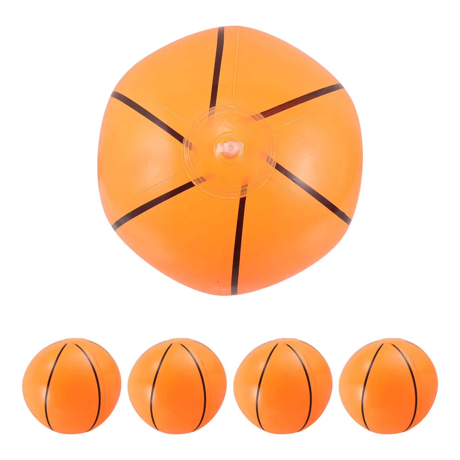 

Набор из 5 надувных баскетбольных мячей для бассейна, уличных летних игр, детских пляжных вечеринок, принадлежностей для игр на заднем дворе