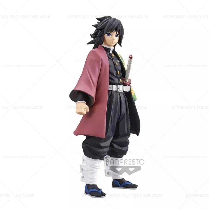 In Stock Bandai Original Banpresto Anime Demon Slayer Tomioka Giyuu Action Figure Model Toy Gift for Kids DT