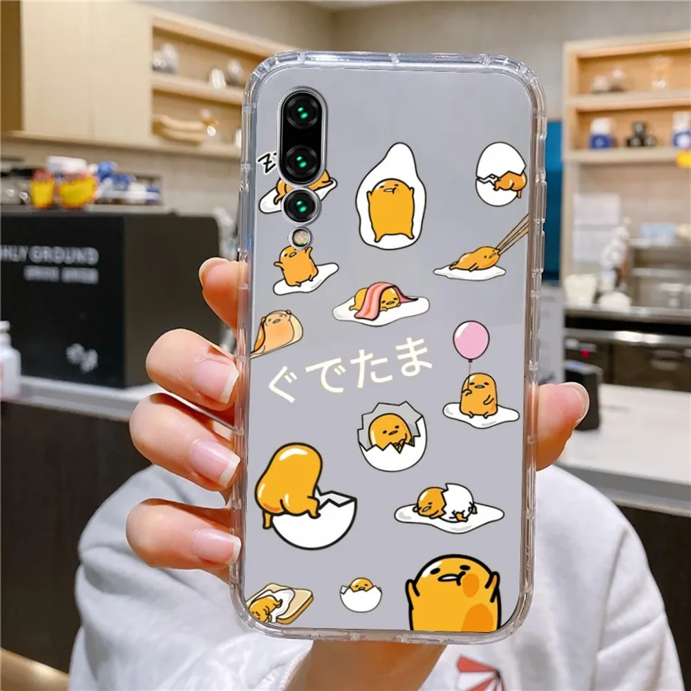 S-Sanrio G-Gudetama Phone Case For Xiaomi 11 Redmi Note 11 5G 8T 9A 9 10T Note8Pro Note9 12SUltra Transparent Case