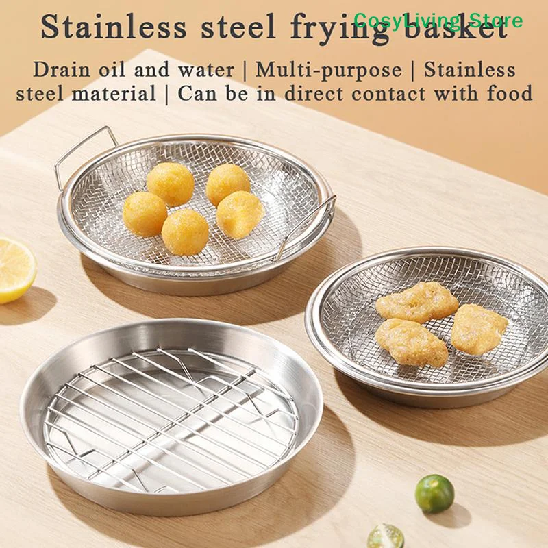 Kitchen Baking Tray Rack - [CL]Paslanmaz Çelik Drenaj Tepsisi Yağ Tahliye