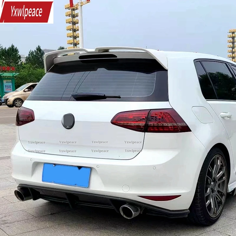 

Oettinger Style Roof Spoiler For VW Volkswagen Golf MK7 7.5 GTI R R Line ABS Rear Trunk Lip Spoiler Aleron Golf 7 2013 - 2020