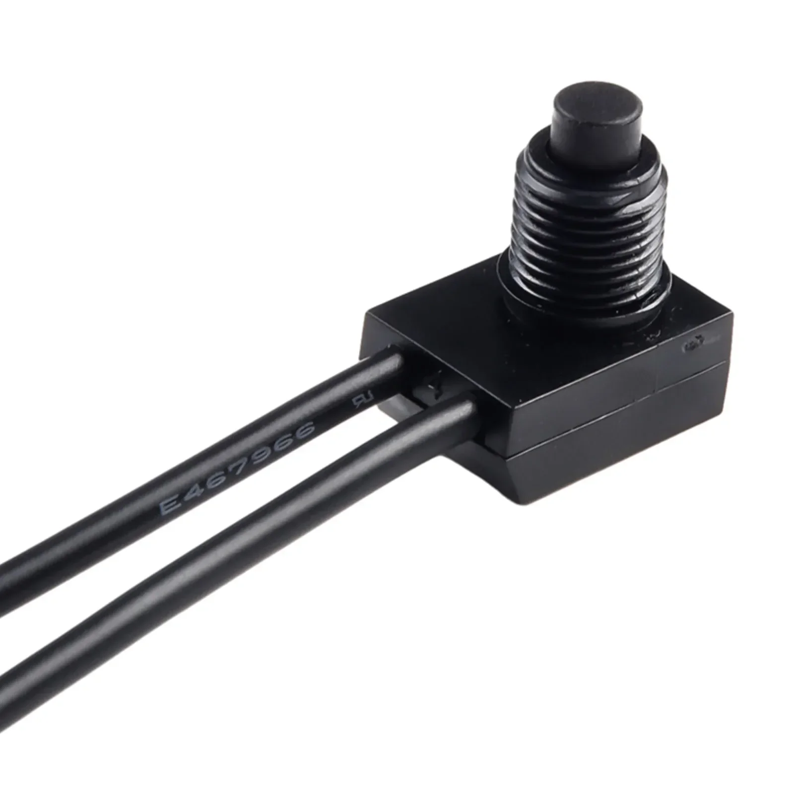 12V Waterproof Latching Push Button On-Off Switch With Leads Wire Black Red Plant Lamp Agricultural Irrigation Cultivation Switc