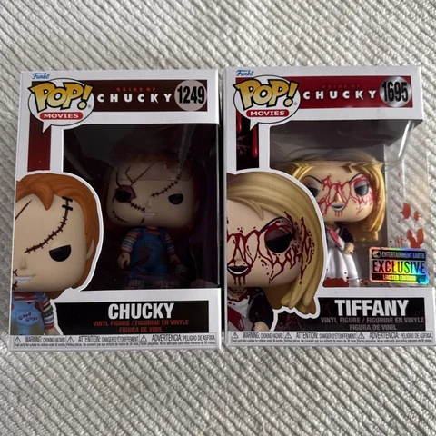 Funko pop Chucky #1249 Model Official Genuine Limited Edition Q Version Figure Model Toy  Collection Vinyl Statue Dolls Fan Gift
