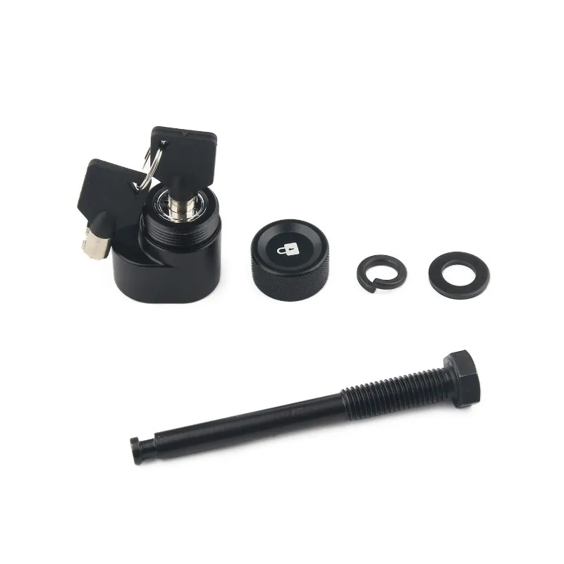 Replacement Hitch Lock Bolt With Anti-Rattle Device And One-Key Lock Cylinder For Thule Bike Rack And Carrier Systems