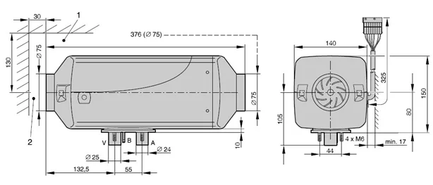 

TLF Hot Sale 12V 24V Air Parking Heater for Bus Truck Car Similar to Webasto