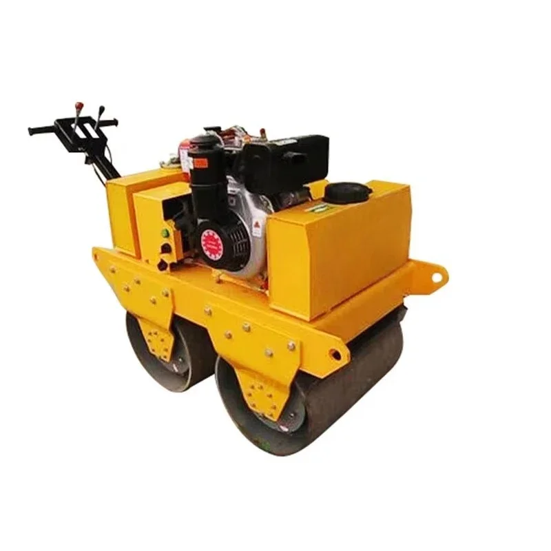 Hydraulic Pump Braking, Riding Roller, Double Drum Vibrating Asphalt Roller, Micro Roller