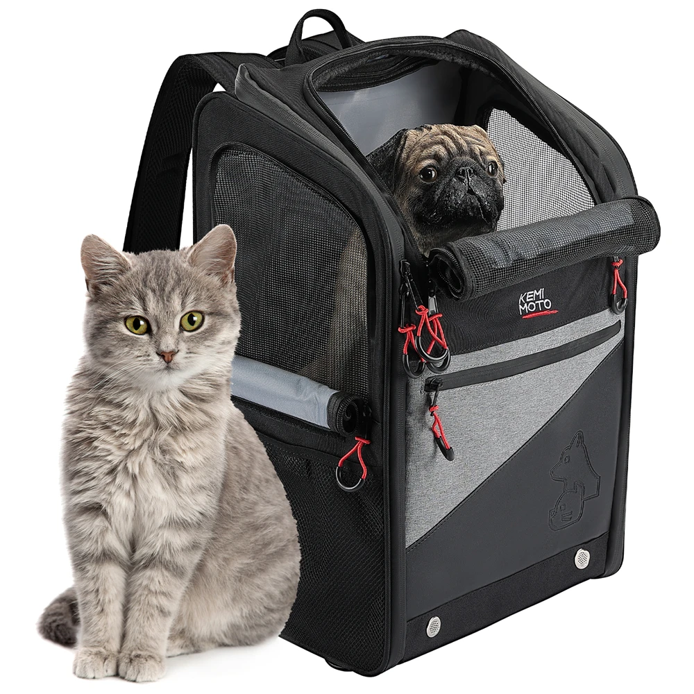 Motorcycle Dog/Cat Carrier Bags Portable Load Capacity 44L Folding Dog Carrier Backpack for Street Glide Road King Touring Trike