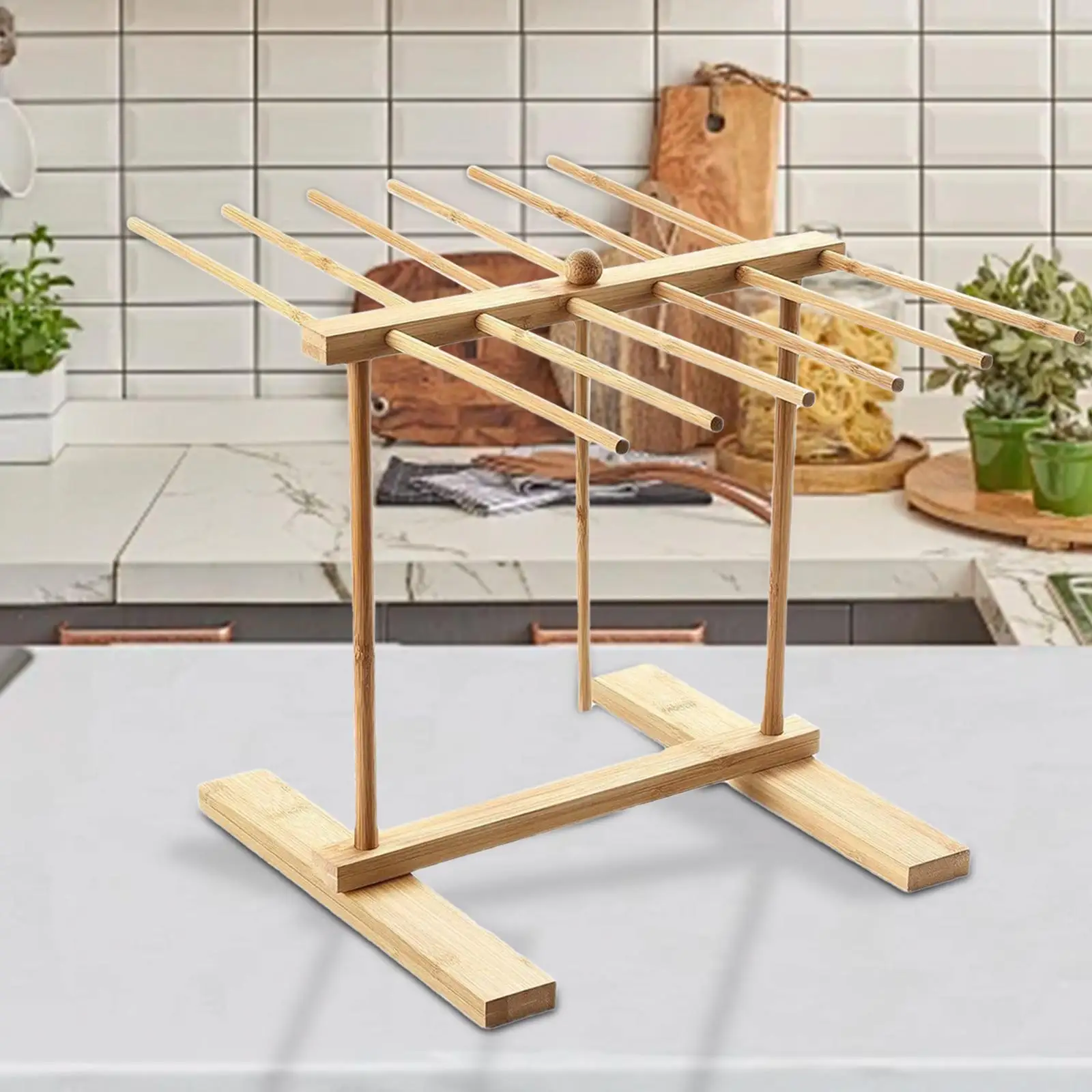 

Pasta Drying Rack Wood Detachable Spaghetti Holder Dryer Rack Pasta Hanger Pasta Storage Stand Cooking Accessory Large Capacity