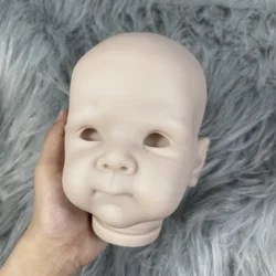 MRB 18 inch Reborn Doll Kit Bettie Lifelike Unfinished Unpainted Fresh Color Blank Vinyl Doll Kit with Cloth Body