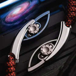 EDC Titanium alloy Composite Finger Spinner Fidget Toy Decompression Toys Metal Pendant