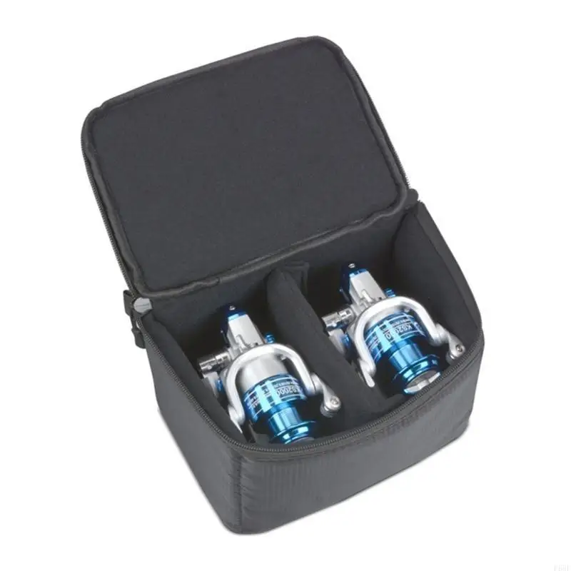 

F68F Fishing Reel Bag Splashproof Universal Fishing Tackle Storage Case Shockproof