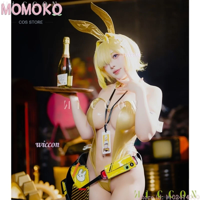 

Elegg Nikke Goddess of Victory Outfit Косплей disfraz Adulto Bunny Girls Outfit Костюм Прозрачное бикини Хэллоуин Игра Вечеринка