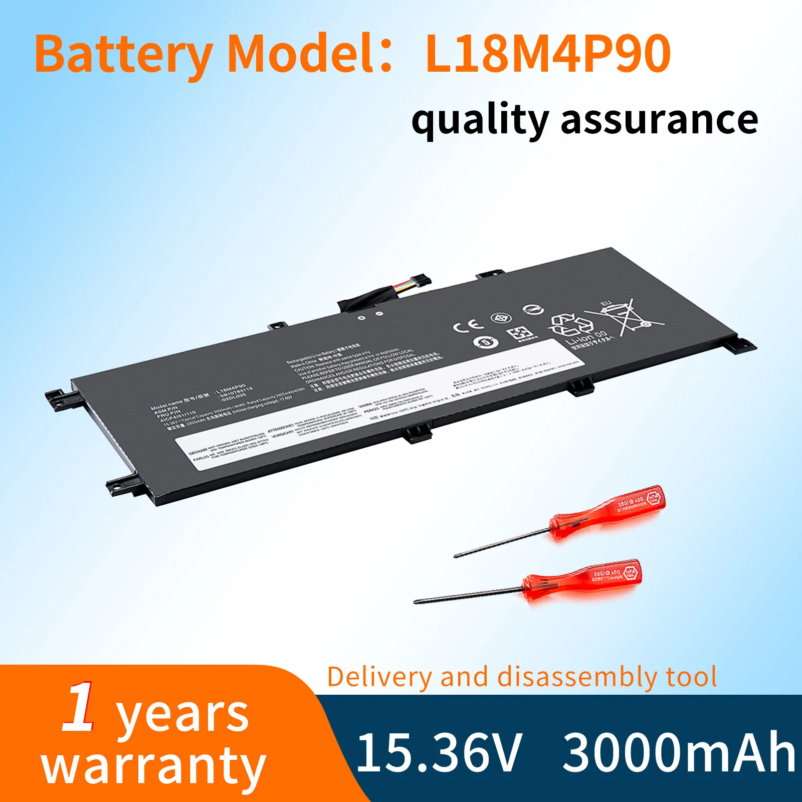 L18M4P90 L18C4P90 Battery For Lenovo ThinkPad L13 Yoga Series SB10T83119 SB10T83177 SB10T83178 5B10W13935 46WH