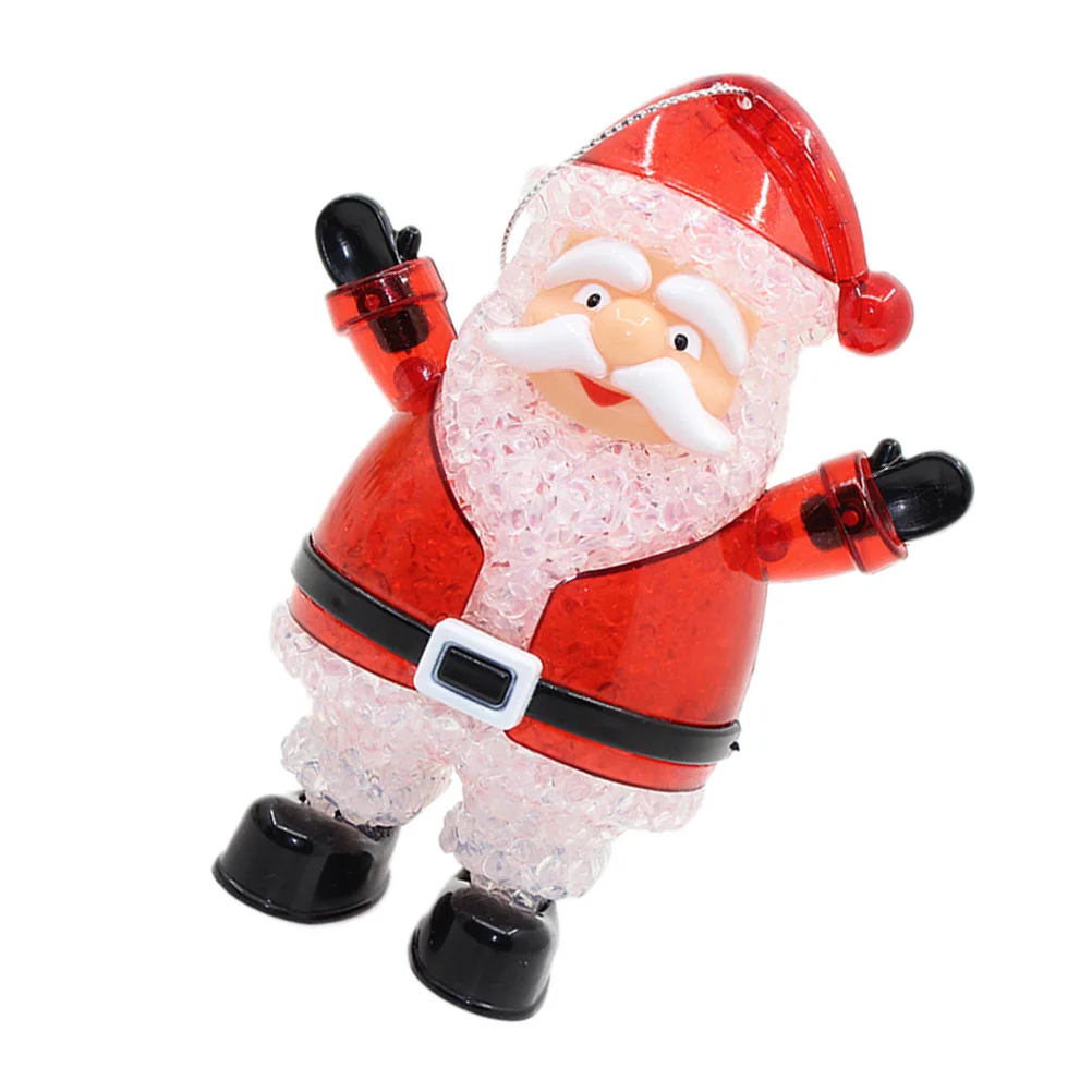 1 قطعة عيد الميلاد LED ضوء الليل سانتا كلوز إيفا المواد ضوء ملون تعمل عطلة الديكور مصباح الليل #4