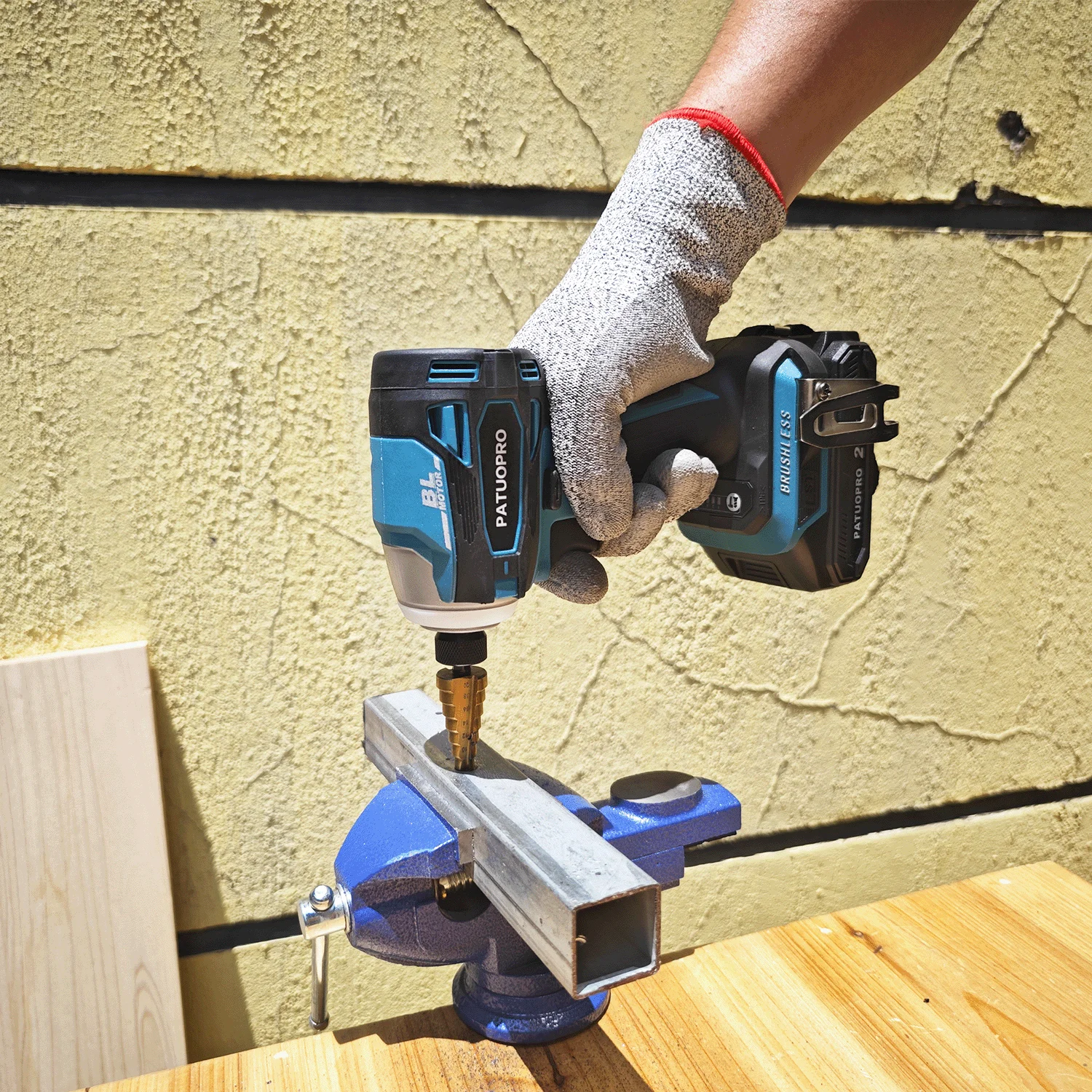 Sem fio Brushless Impact Driver Kit, chave de fenda elétrica, 4 velocidades, 1/4-Polegada Hex, Makita 18V Bateria, sem bateria