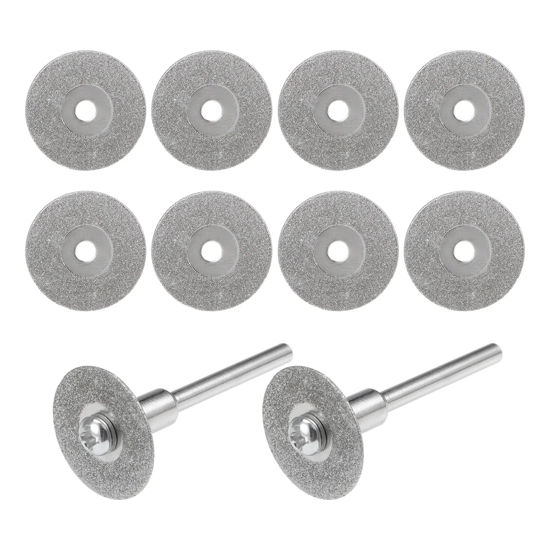 10pcs 18mm Diamond Coated Rotary Cut Off Grinding Wheel Discs W 1/8" Mandrel