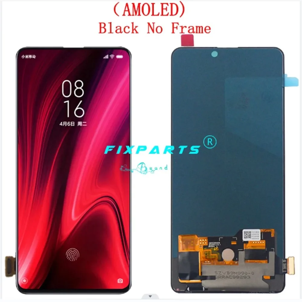 Super Amoled Screen For Xiaomi Mi 9T Pro / Mi 9T Lcd Display Digitizer Parts For Xiaomi Redmi K20 Pro / K20 Screen With Frame